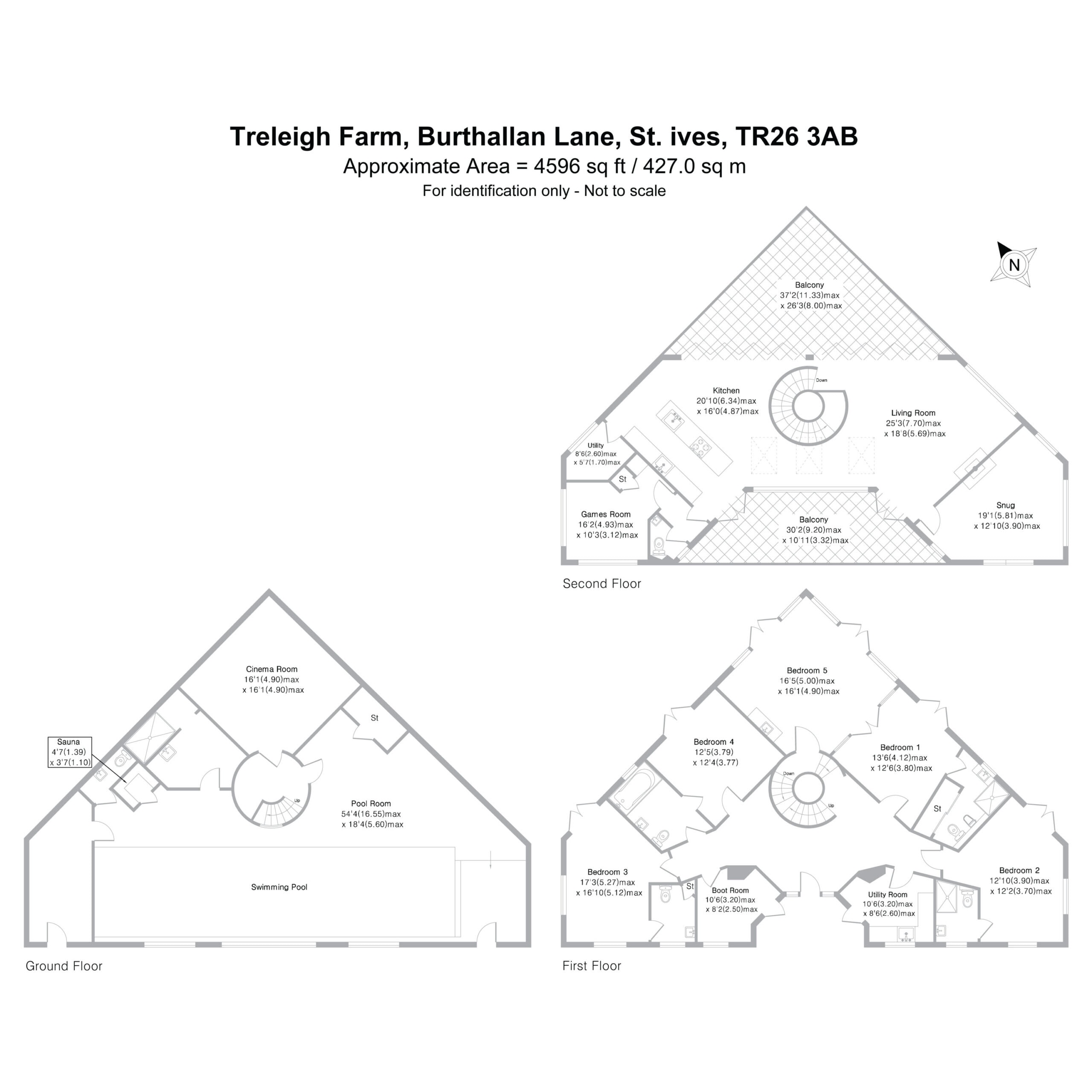 Floor plan for Treleigh