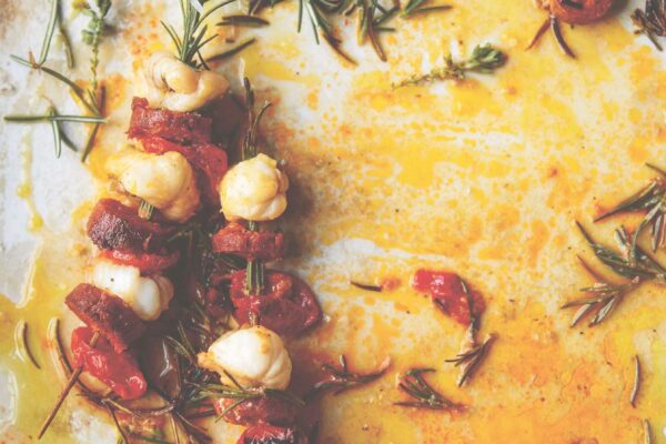 Emily Scott’s monkfish and Cornish chorizo skewers