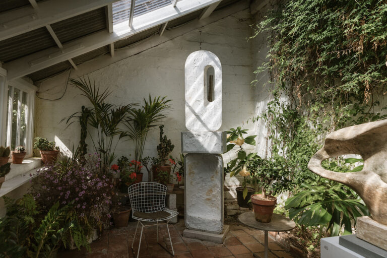 Interior view of the greenhouse, Barbara Hepworth Museum & Sculpture Garden © Bowness. Photo © Kirstin Prisk