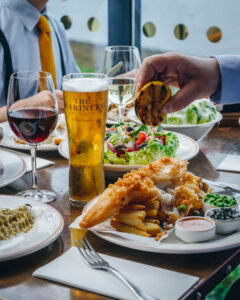FOOD WITH A SEA VIEW?