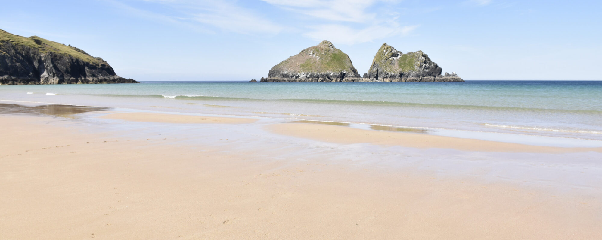 Holywell beach, North Cornwall