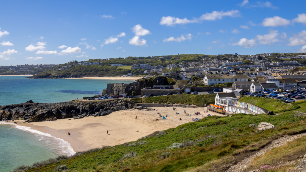 View of Porthgwidden beach at St Ives, Cornwall. Philip Bird