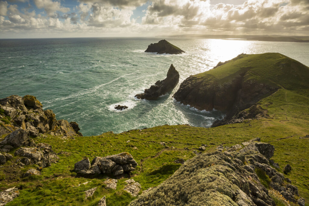 View of The Rumps at Pentire, Cornwall