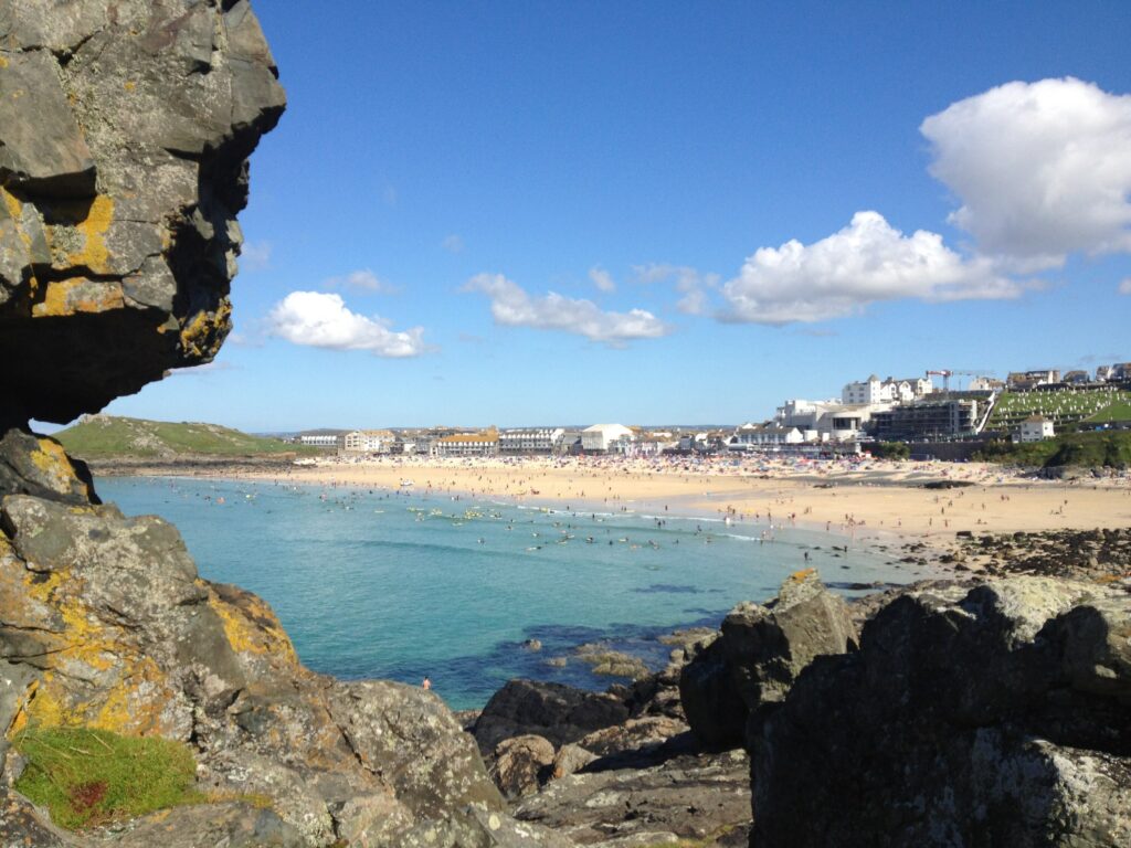 Porthmeor Beach St Ives spiritual angels unsplash