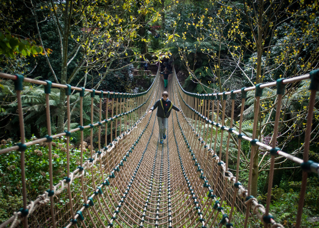 2 Heligan Rope Bridge
