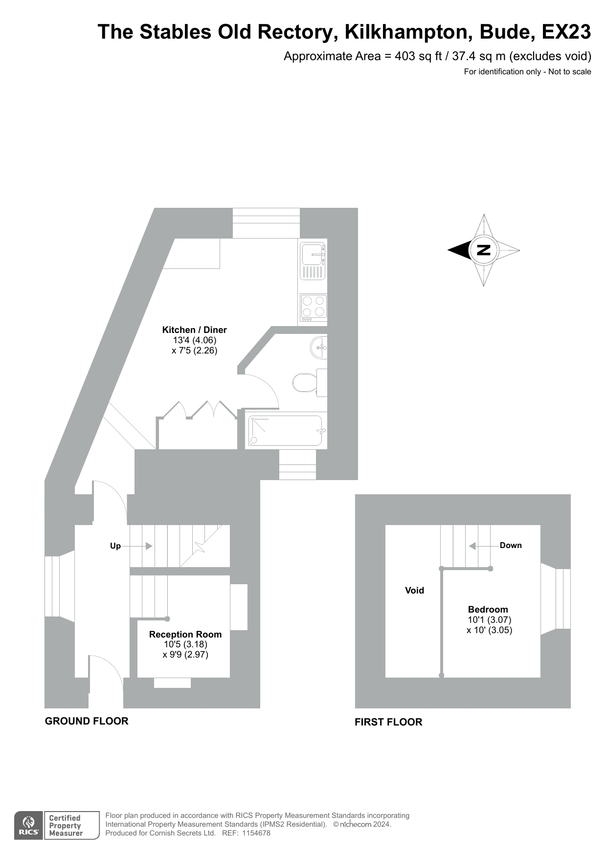Floor plan for The Stables at The Old Rectory