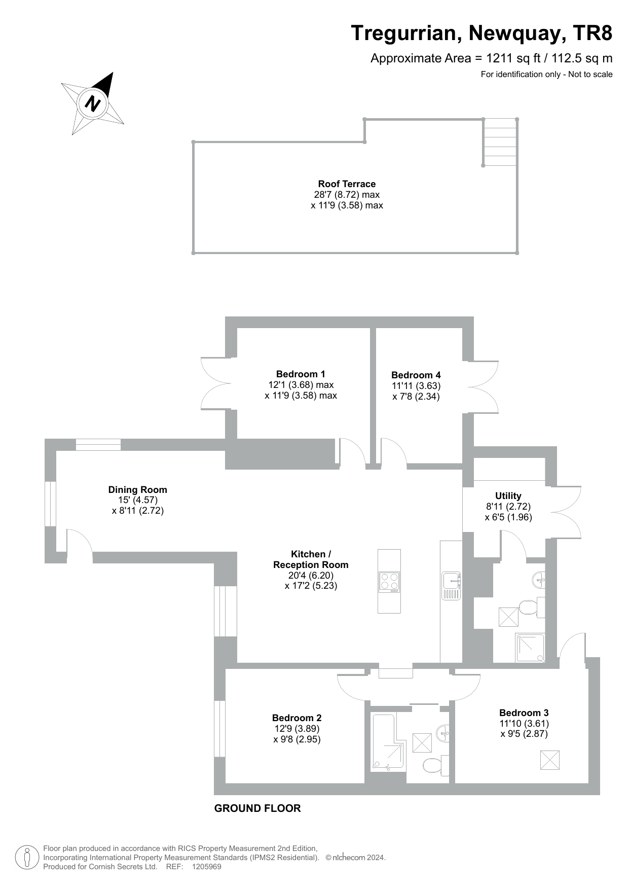 Floor plan for Stable Cottage