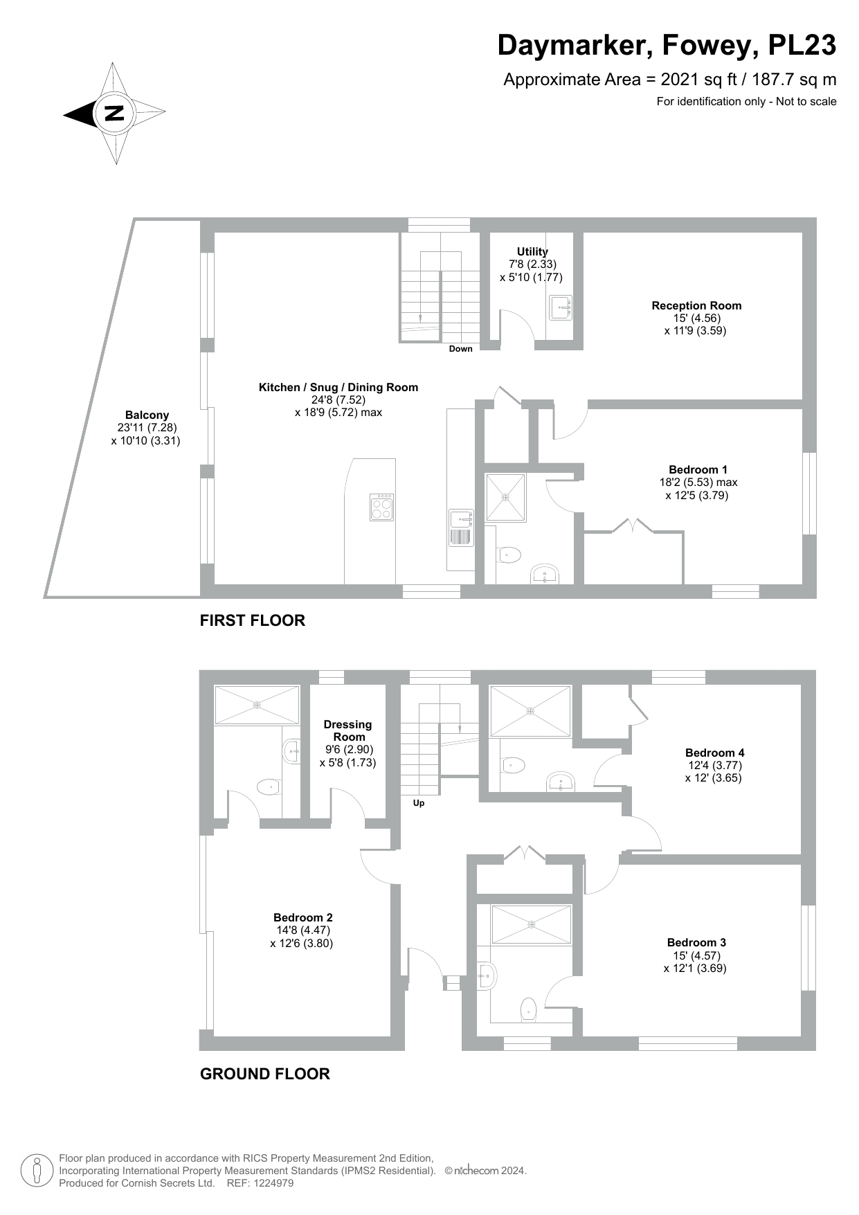 Floor plan for Daymarker
