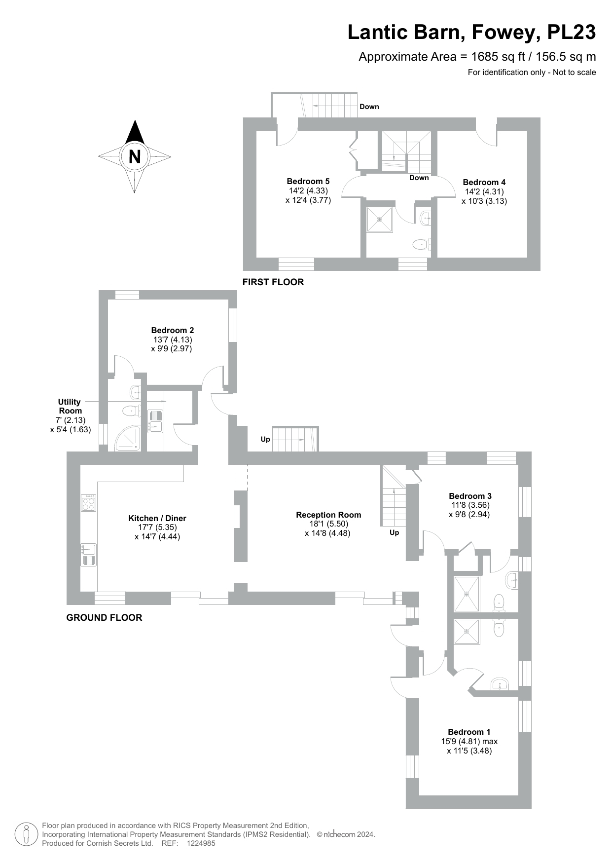 Floor plan for Lantic Barn