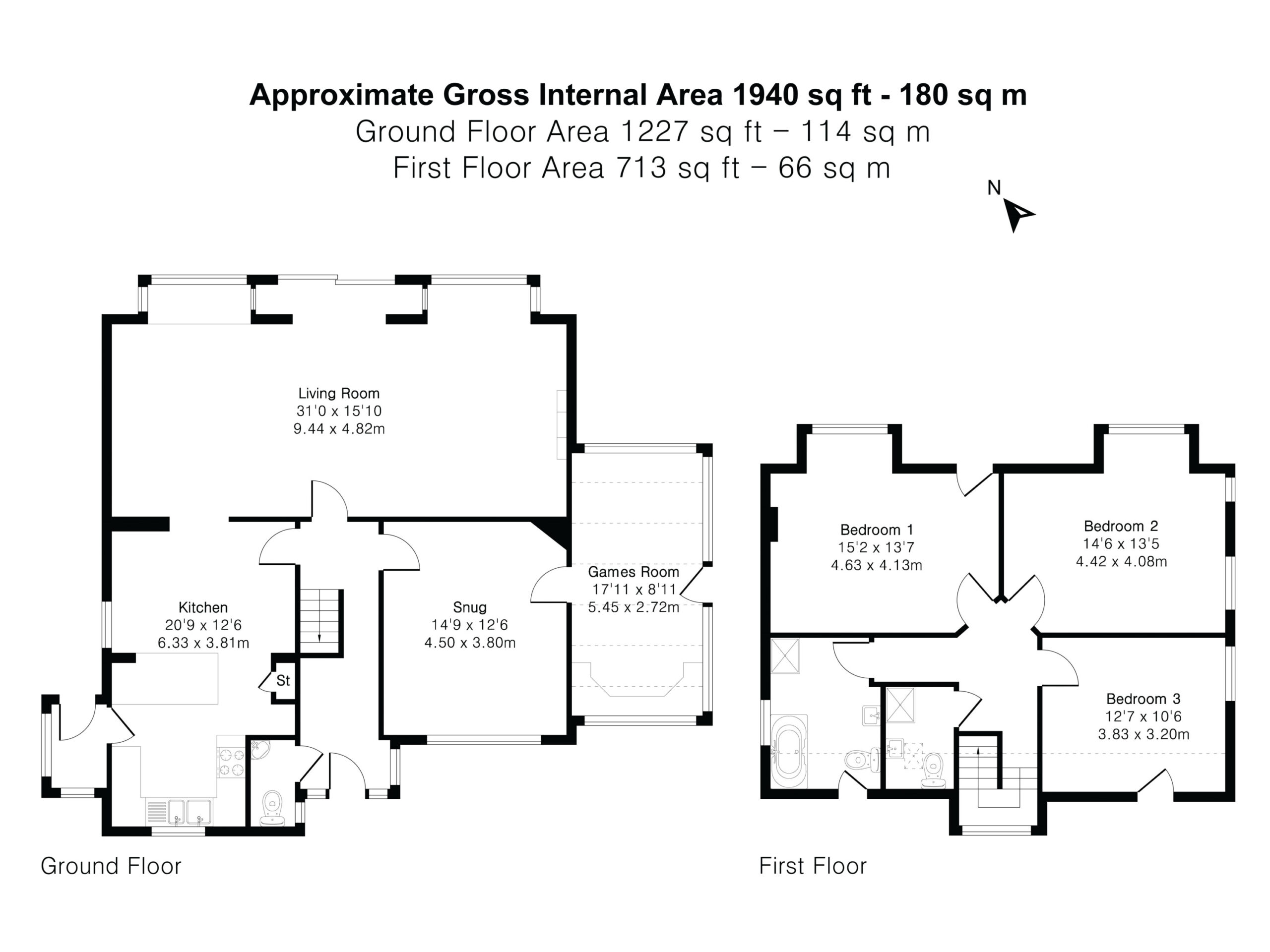 Floor plan for Hawkes View