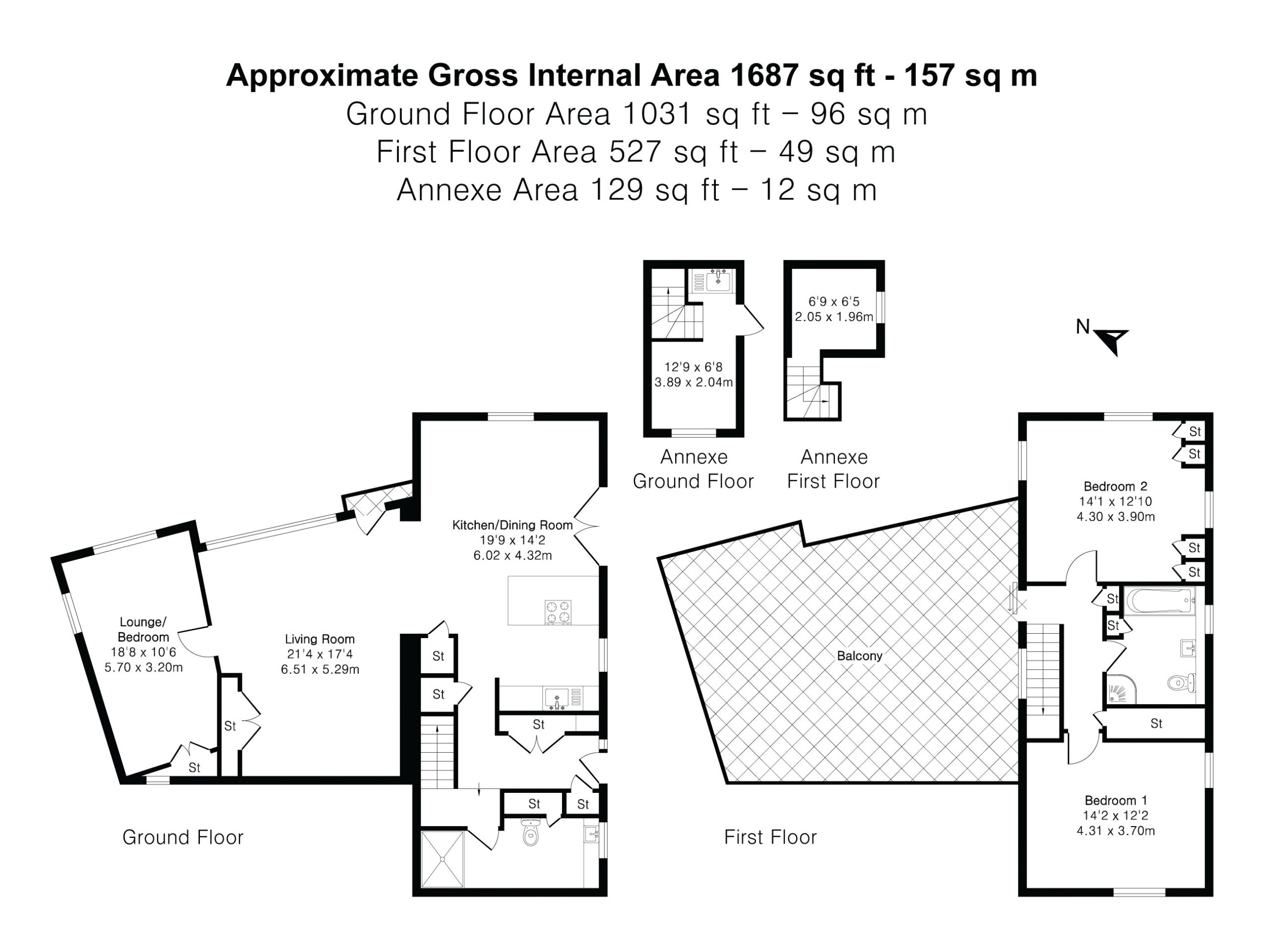 Floor plan for Edge O’ Cliff