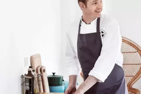 Chef Sargent cooking