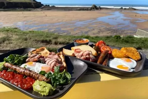 Life's a beach breakfast