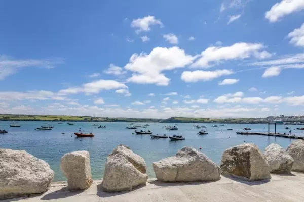 Rock, Cornwall, UK - June 12. View from the promenade at Rock, Cornwall on June 12, 2023