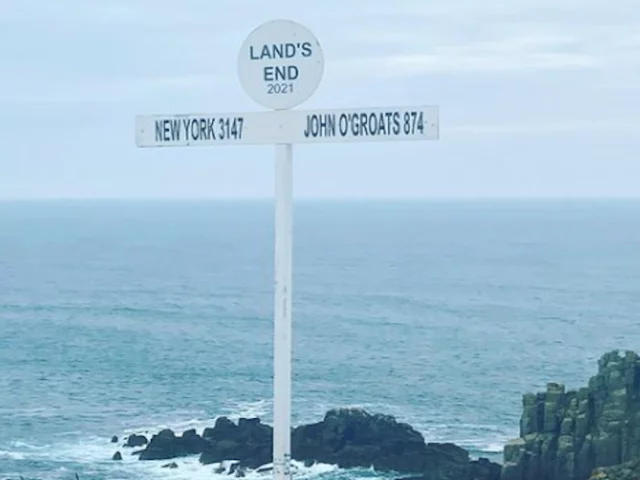 Land's End Sign