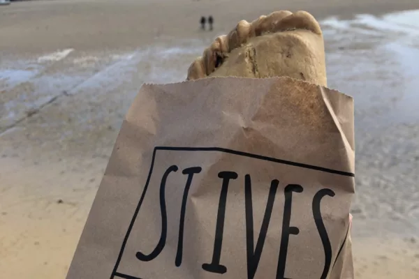 St Ives Bakery pasty