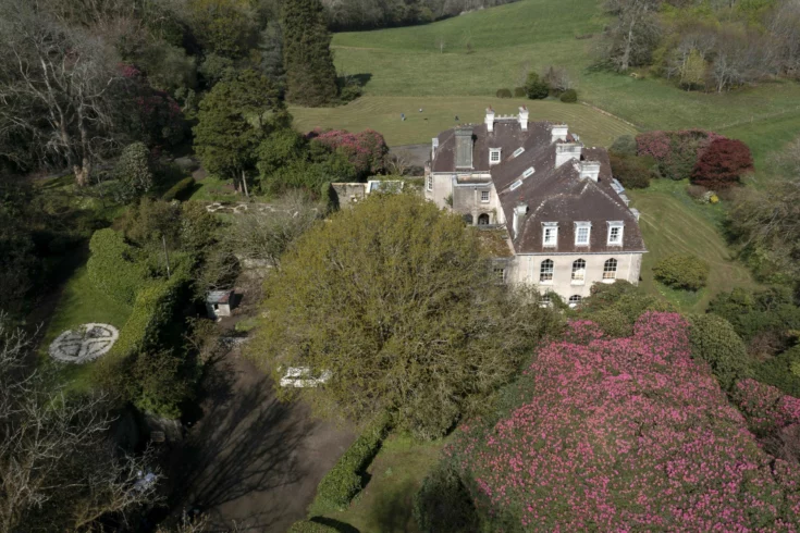 Catchfrench Manor, Cornwall interiors exteriors aerials