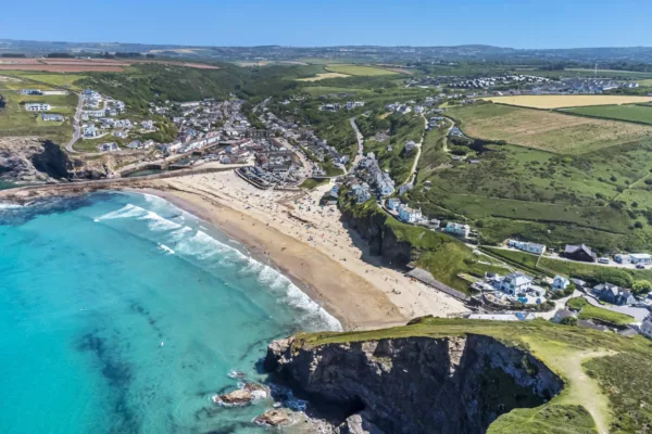 Portreath drone Beach House Cornish Stays 3