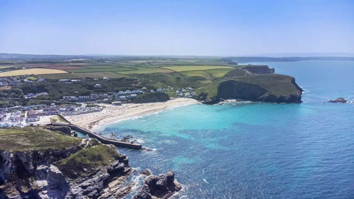 Portreath drone Beach House Cornish Stays 16
