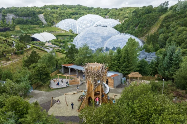 Nature's Playground at the Eden Project - Drone