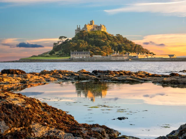 St Michael's Mount island in Cornwall